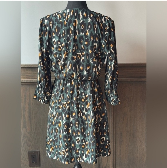 Express Animal Print Long Sleeve Dress - Picture 4 of 8